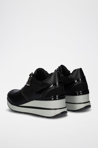 Wedge Sneakers - Zwart