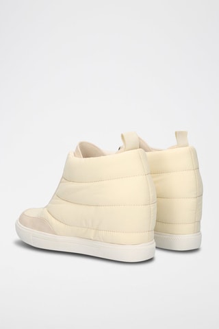 Wedge Sneakers  Ecru