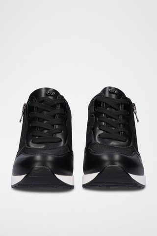 Wedge Sneakers  Zwart