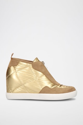 Wedge Sneakers - Goudkleurig
