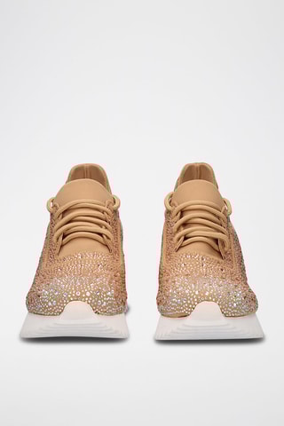 Platform Sneakers - Camel