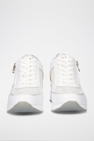 Sneakers Wit en Zilverkleurig