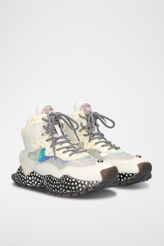 Leren Platform Sneakers - Wit