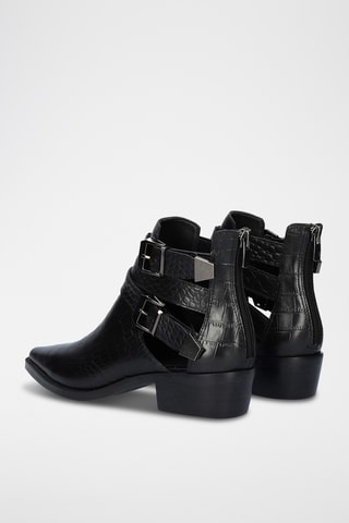 Stivaletti in pelle - Nero