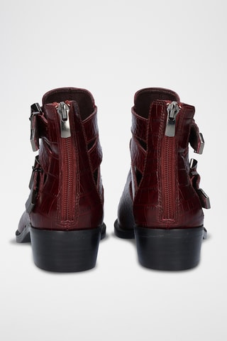 Stivaletti in pelle - Bordeaux