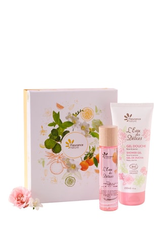 Coffret Eau des Délices rose et jasmin bio