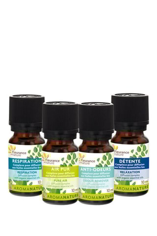 Assortiment pour diffusion d'huiles essentielles - 4 produits