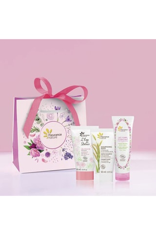 Coffret trio voyage rose - 
3 produits