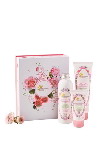 Coffret Rose délicate bio