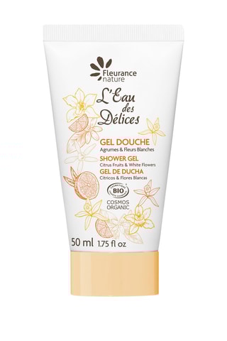 2 x Gel douche L'Eau des Délices bio - Agrumes et fleurs blanches - 50 ml