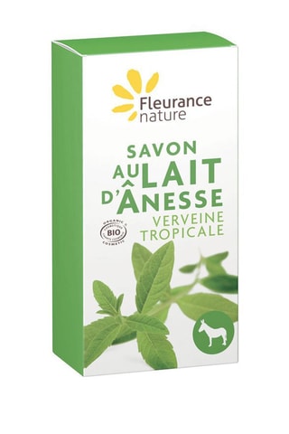 2 x Savon au lait d'ânesse à la verveine tropicale bio - 100 g