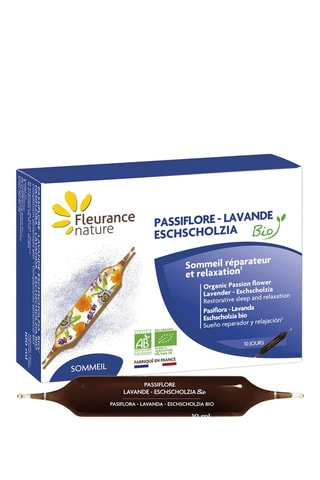 2 x 	Ampoules passiflore-lavande-eschscholzia bio - 10 ampoules - Cure de 10 jours