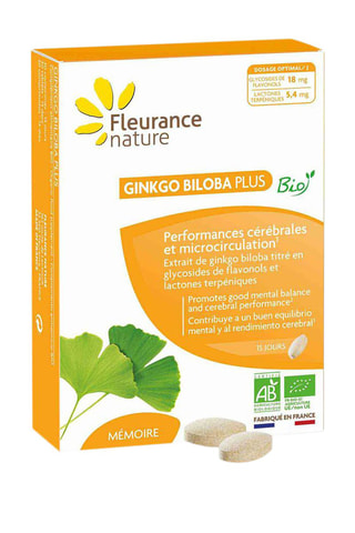 2 x Ginkgo Biloba Plus bio - 30 comprimés