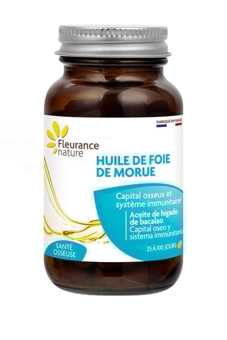 2 x Huile de foie de morue - 100 capsules