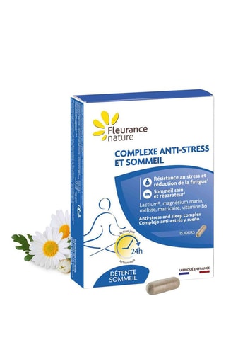 2 x Complexe anti-stress et sommeil jour et nuit - 30 gélules - Cure de 15 jours