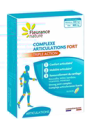 	2 Complexes articulations fort - 2 x 60 capsules - 2 cures de 30 jours