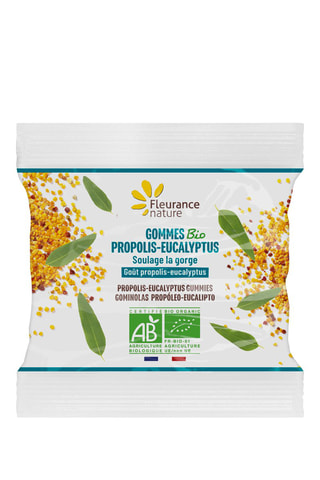 2 x Recharge gomme propolis eucalyptus bio - 35 g