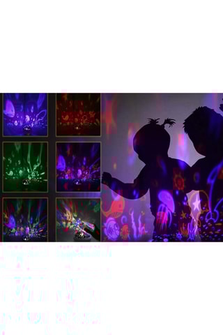 Lampada luce notte con proiezione effetti luminosi Fantasia