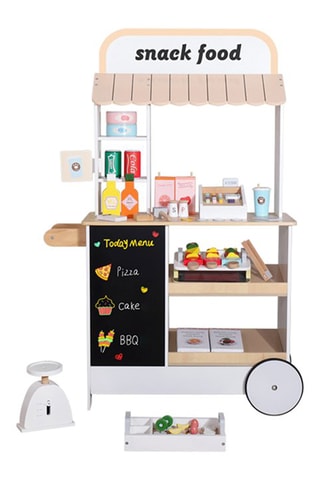 Carrello TechKidz - In legno - Con accessori