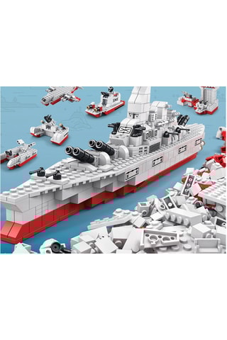 Jogo de construção TechKidz 6 em 1 - 1000 tijolos