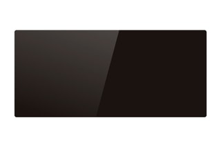 Radiateur électrique à inertie sèche en céramique et verre Glass - 2000 W