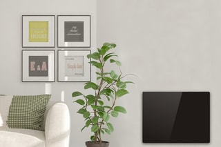 Radiateur électrique à inertie sèche en céramique et verre Glass - 1000 W