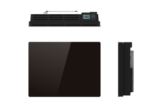 Radiateur électrique à inertie sèche en céramique et verre Glass - 1000 W