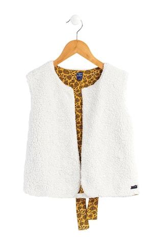 Mouwloos Dubbelzijdig Vest - Ecru