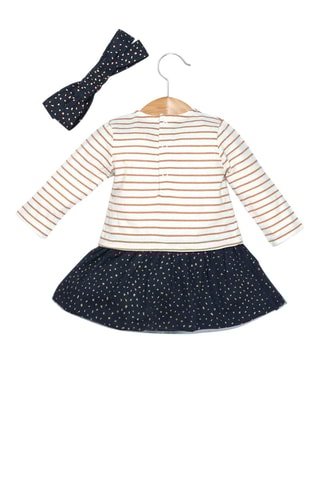 Vestido bimateria - Blanco - Terre de Marins