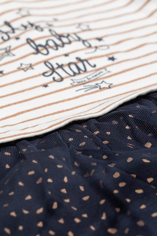 Vestido bimateria - Blanco - Terre de Marins