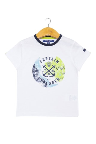 T-shirt ANEW - Wit - Terre de Marins