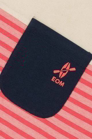 Camiseta Agaspar - Beige y coral