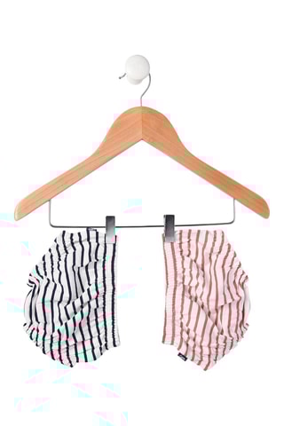 2 bloomers Eblou - Branco e vermelho