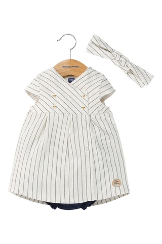 Conjunto de 3 piezas Ceremy - Crudo e índigo