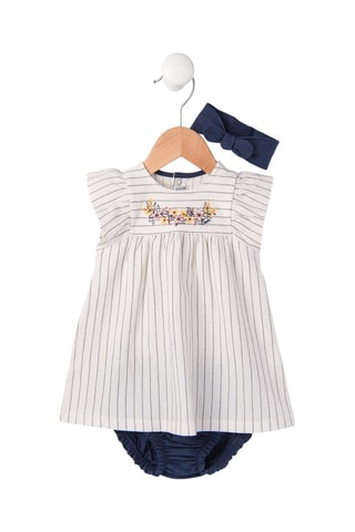 Conjunto de 3 piezas Ecalypse - Blanco e índigo