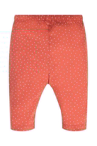 Vestido y leggings Ilone - Blanco y rojo - Terre de Marins