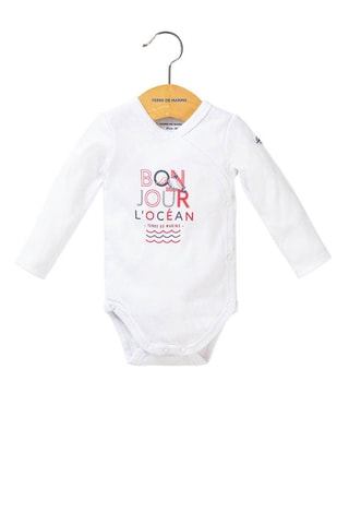 Estuche para recién nacido Papoumo - 3 piezas - Azul índigo y blanco - Terre de Marins