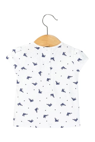 Pichi y camiseta Roby - Blanco y azul