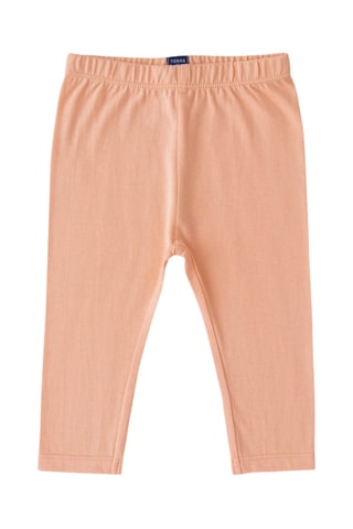 Vestido y leggings - Blanco y rosa