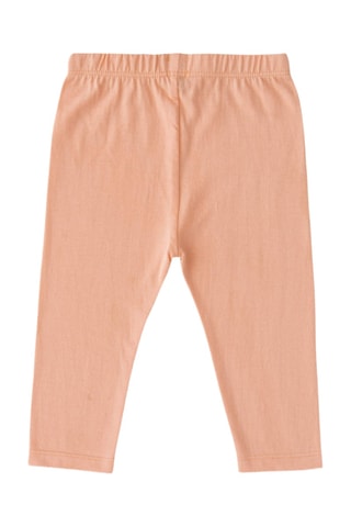 Vestido y leggings - Blanco y rosa