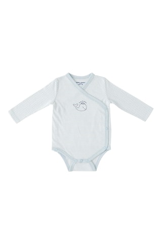 Conjunto de 3 piezas - Azul claro y blanco