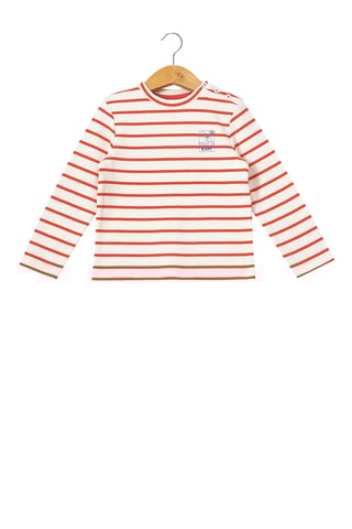 T-shirt - Wit en Rood