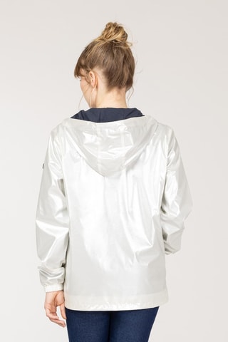 Cortavientos con capucha - Blanco