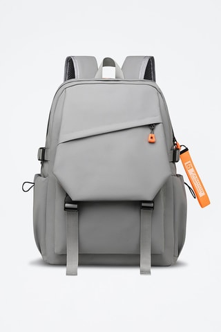 Sac à dos connecté - Coton - Gris