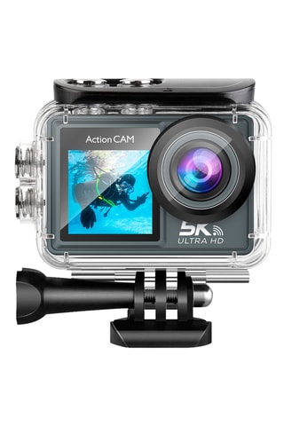 Sportcamera - LCD Scherm - Meegeleverde accessoires