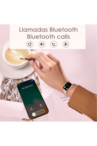 Smartwatch QS01 PR ­- Rosa chiaro