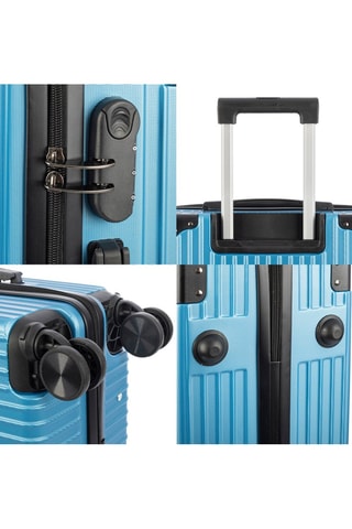 Valise grand volume - Ciel - 78 cm