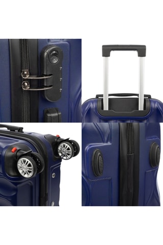 Valise cabine - Bleu marine - 56 cm