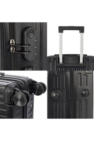 Set de 3 valises (S/M/L) - Noir