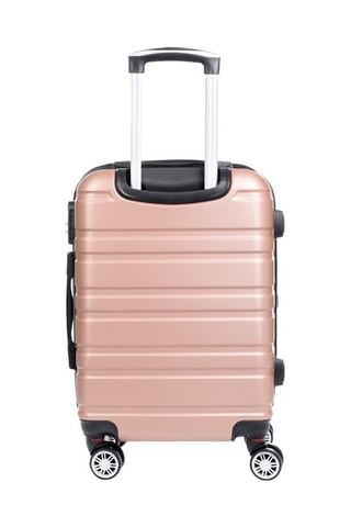 Set de 3 valises - ABS - Doré rose